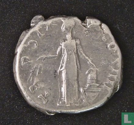 Roman Empire, AR Denarius, 138-161 AD, Antoninus Pius, Rome, 156 - Image 2