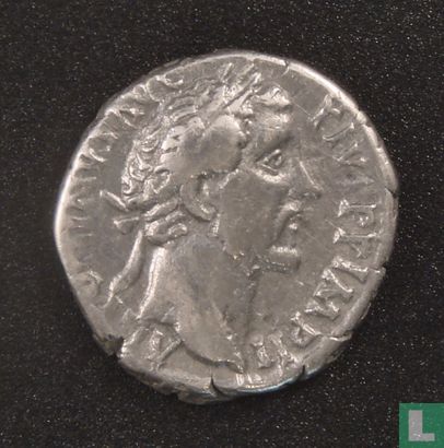 Empire romain, AR Denarius, 138-161 AD, Antonin le Pieux, Rome, 157 après JC - Image 1