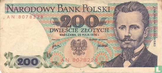 Pologne 200 Zlotych 1976 - Image 1