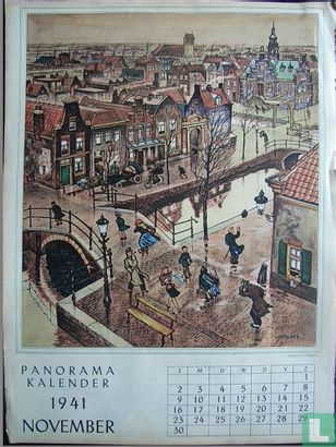 Panorama kalender 1941 november