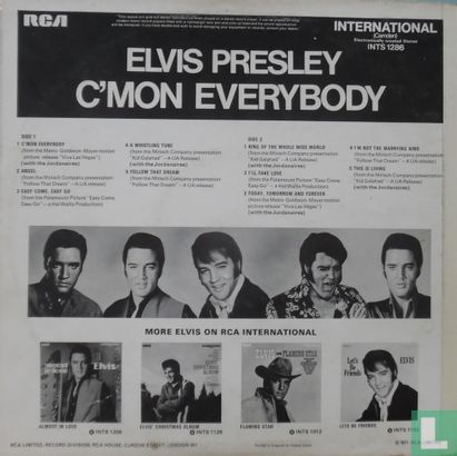 Elvis Presley C'mon Everybody - Afbeelding 2