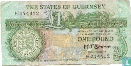 Guernsey 1 pound (P48b) - Image 1