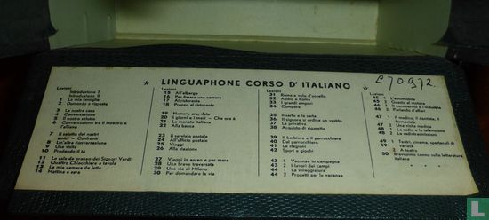 Linguaphone koffertje voor Italiaanse Les 45inch formaat singles - Image 3