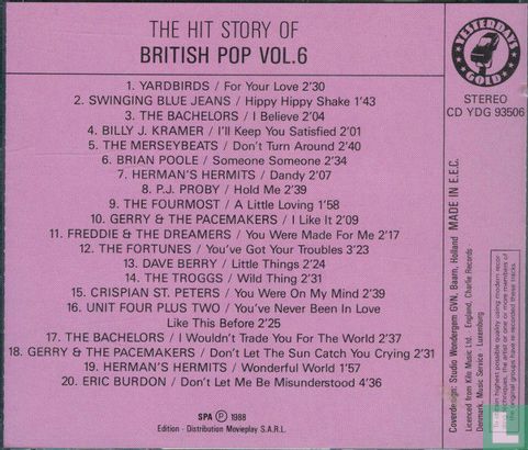 The Hit Story of British Pop Vol 6 - Afbeelding 2