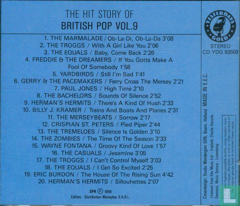 The Hit Story of British Pop Vol 9 - Afbeelding 2