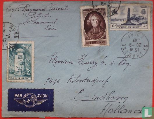 Saint-Chamond- EIndhoven Briefpost