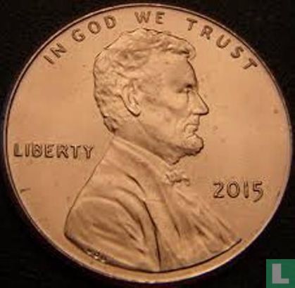 United States 1 cent 2015 (without letter) - Image 1