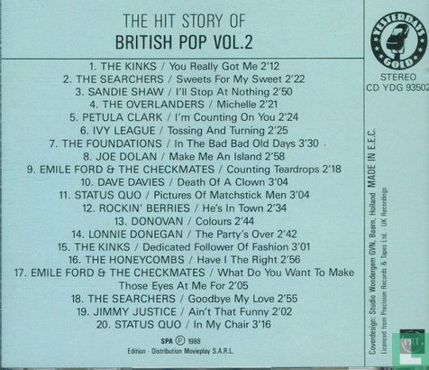 The Hit Story of British Pop Vol 2 - Afbeelding 2