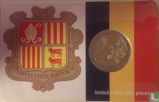 Andorra 2 euro 2014 (coincard) - Image 2