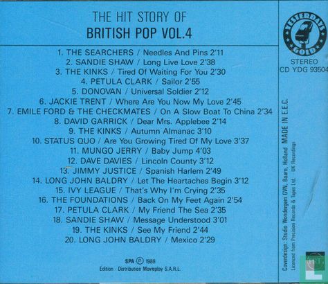 The Hit Story of British Pop Vol 4 - Afbeelding 2