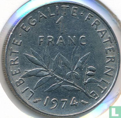 France 1 franc 1974 - Image 1