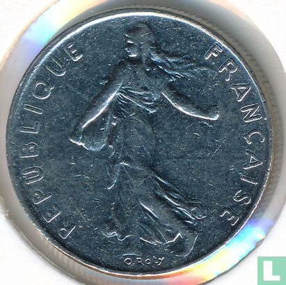 France ½ franc 1991 (frappe monnaie) - Image 2