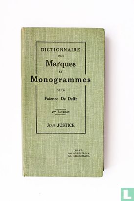 Dictionnaire des Marques et Monogrammes de la Faience De Delft - Afbeelding 1