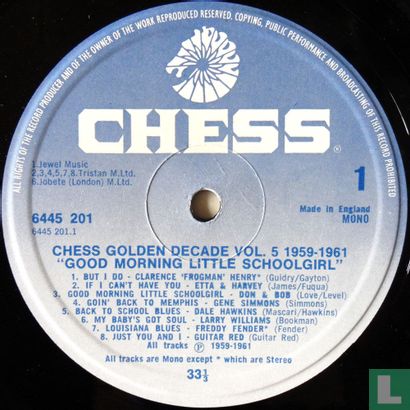 Chess Golden Decade, Vol. 5: Good Morning Little Schoolgirl - Bild 3