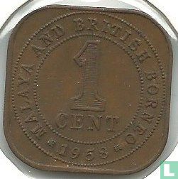 Malaya and British Borneo 1 cent 1958 - Image 1