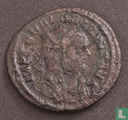 Romeinse Rijk, AE Antoninianus, 276 AD, Florianus, Ticinum - Afbeelding 1