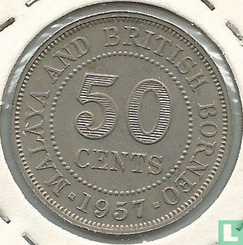 Malaya und British Borneo 50 Cent 1957 (H) - Bild 1