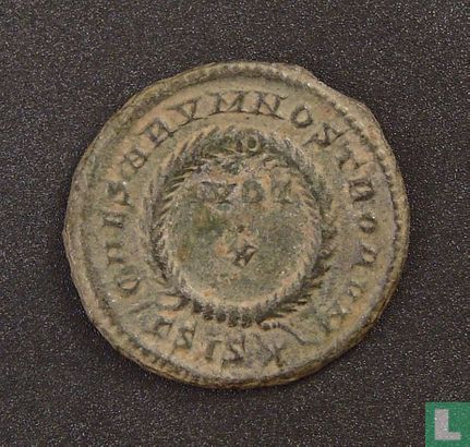 Romeinse Rijk, AE3 (19), 317-337 AD, Constantijn II als caesar onder Constantijn de grote, Siscia, 320 - 321 AD - Afbeelding 2