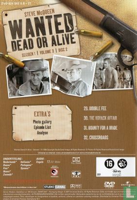 Wanted Dead or Alive seizoen 1, volume 3, disc 2 - Afbeelding 2