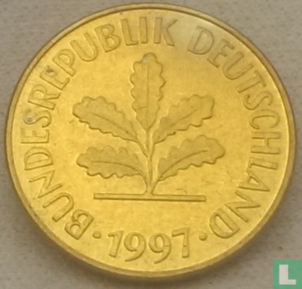 Germany 5 pfennig 1997 (A) - Image 1