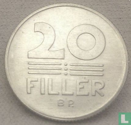 Ungarn 20 Fillér 1993 - Bild 2
