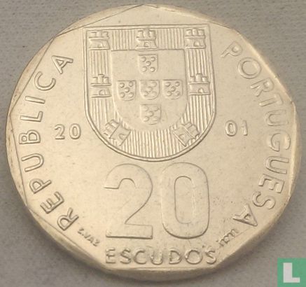 Portugal 20 escudos 2001 - Image 1