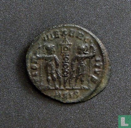 Römisches Reiches, AE3, 335-337 AD, Delmatius als Caesar unter Konstantin dem Großen, Sescia - Bild 2