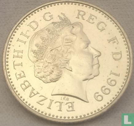 Verenigd Koninkrijk 10 pence 1999 - Afbeelding 1