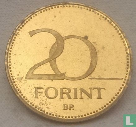 Ungarn 20 Forint 2001 - Bild 2