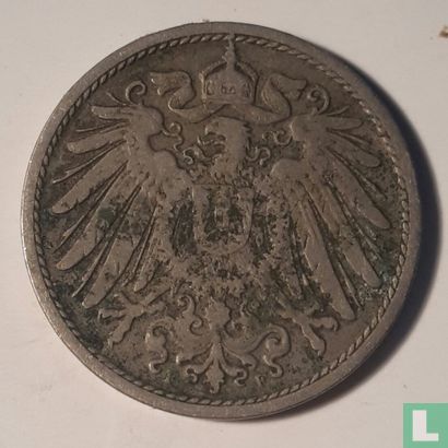 Empire allemand 10 pfennig 1904 (F) - Image 2