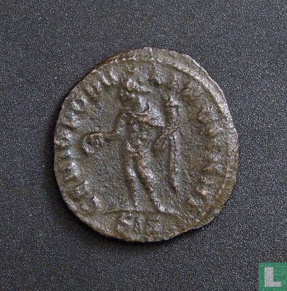 Romeinse Rijk, AE3 (19) Follis, 305-306, AD, Severus II als caesar onder Constantinus I Chlorus, Siscia - Afbeelding 2