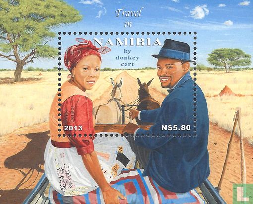 Travel in Namibia by donkey cart