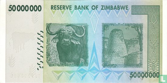 Simbabwe 50 Million Dollars 2008 - Bild 2