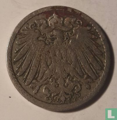 Empire allemand 5 pfennig 1894 (F) - Image 2