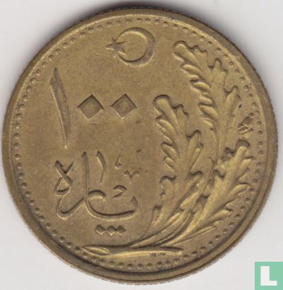 Turkije 100 para 1928 - Afbeelding 2