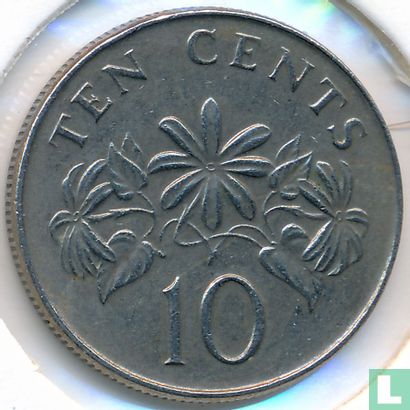 Singapur 10 Cent 1993 - Bild 2