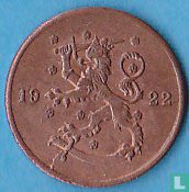 Finlande 1 penni 1922 - Image 1