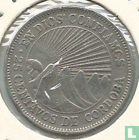 Nicaragua 25 centavos 1972 - Image 2