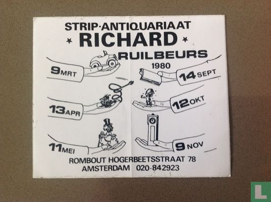 Strip-antiquariaat Richard- Ruilbeurs 1980