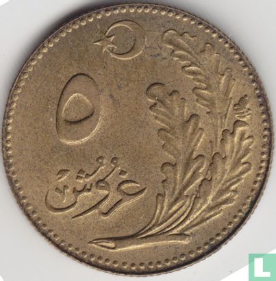 Turkije 5 kurus 1926 - Afbeelding 2