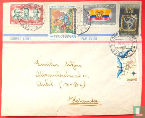 Bogota Correo aero - Colombia - Holland Briefpost