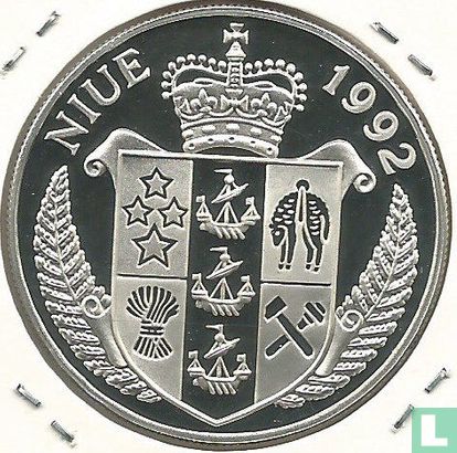 Niue 10 dollars 1992 (PROOF) "Wernher von Braun" - Image 1