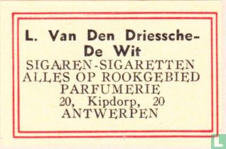 L. Van Den Driessche - De Wit sigaren