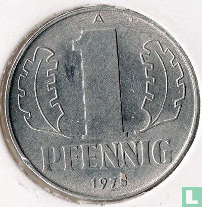 DDR 1 pfennig 1975 - Afbeelding 1