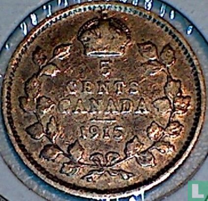 Canada 5 cents 1915 - Image 1