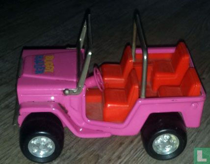 Buddy L Buggy Hauler Pink Jeep