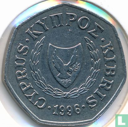 Cyprus 50 cents 1996 - Afbeelding 1