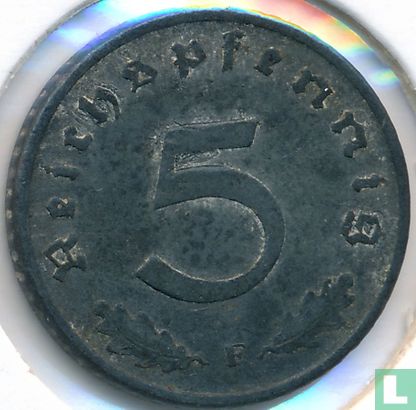 Duitse Rijk 5 reichspfennig 1940 (F) - Afbeelding 2