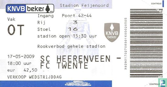 KNVB beker Finale sc Heerenveen - FC Twente