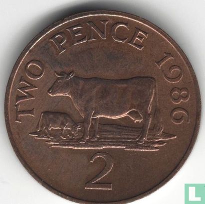 Guernsey 2 pence 1986 - Image 1